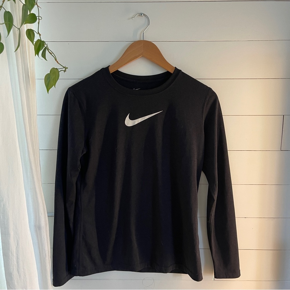 Nike Dri-Fit Longsleeve Shirt | Black